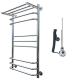 Электрический полотенцесушитель Тругор Идеал комби 3 П с полкой 100x50см хром Идеал/комби3/элТЭН10050П