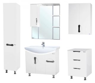 Тумба под раковину Bellezza Лагуна 75см белый 00000001387