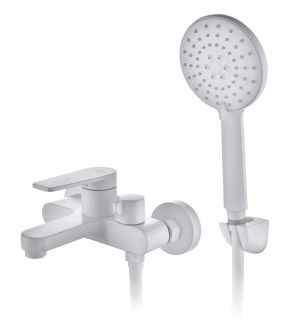 Смеситель для ванны с душем DQ Bayern.F?rth DA1523208 белый