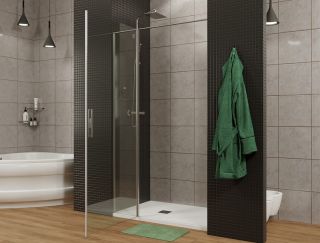 Душевая дверь Allen Brau Priority 90 3.31025.00 профиль Хром