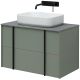 Тумба под раковину Allen Brau Reality 80 1.32005.CGM подвесная Олива матовая