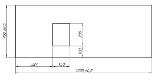 Столешница под раковину Allen Brau Infinity 120 L 1.21015.G Графит