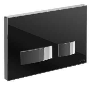 Клавиша смыва Cersanit Movi P-BU-MOV/Blg/Gl стекло чёрный глянец