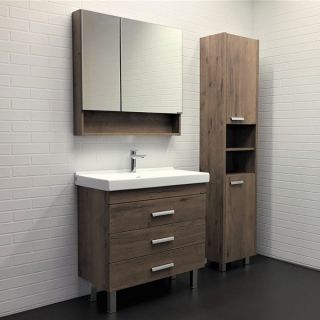 COMFORTY Тумба-умывальник Никосия 80Н  00-00007621