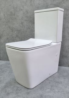 Унитаз CeramaLux 2170AXMW с бачком и сиденьем Микролифт