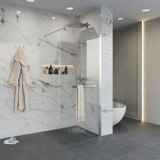 Душевая перегородка Niagara NG-661-11 110см хром/прозрачное