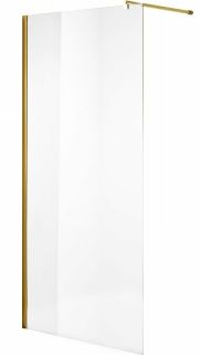 Душевая перегородка Niagara NG-643-11GOLD 110см золото/прозрачное