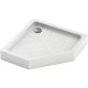 Душевой поддон пятиугольный (трапеция) Veconi Tezeo Acrylic TZ-53, 900x900x150, акрил, белый