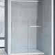 Душевая дверь Vincea Slim Soft 110 VDS-1SS110CL профиль Хром стекло прозрачное