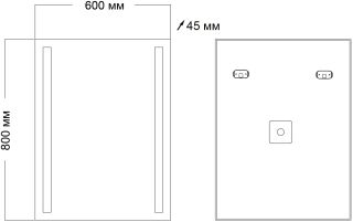 Напольная тумба под раковину Onika Гамма 106080 60см ясень шимо/венге