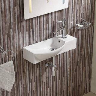 Раковина WeltWasser Aisbach 7945 GL-WT R 45 10000008691 Белая глянцевая