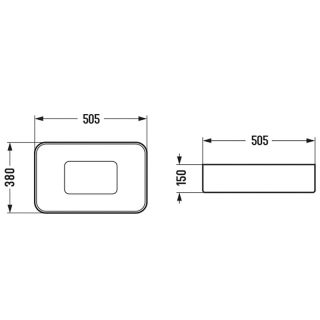 Раковина-чаша WeltWasser Elbach 78575-50 MT-BL 50 10000008701 Черная матовая