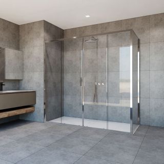 Душевой уголок Vincea Garda VSR-1G29018CL 180x90 см