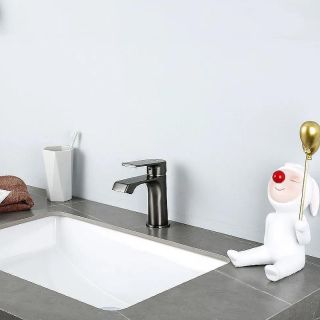 Смеситель для раковины Frap F1071-9 Оружейная сталь