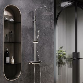 Душевая стойка Damixa Scandinavian Pure 936750000 с термостатом Хром