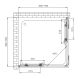 Душевой уголок Vincea Soft VSS-3SO900CLB 90x90 см