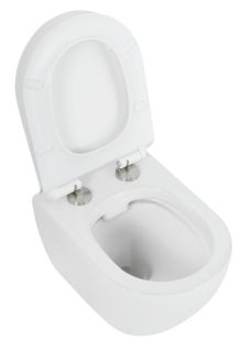 Подвесной унитаз Cezares Stylus безободковый белый CZR-513-TH-R