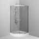 Душевой уголок AM.PM X-Joy Twin Slide 90х90 W88E-205-090MT64 профиль Хром матовый стекло прозрачное