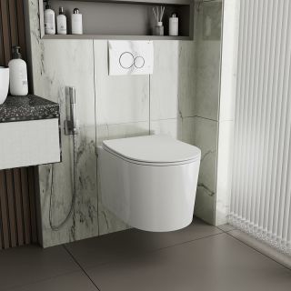 Комплект унитаза с инсталляцией Point Веста 886914GBOO+PN41701 с сиденьем Микролифт