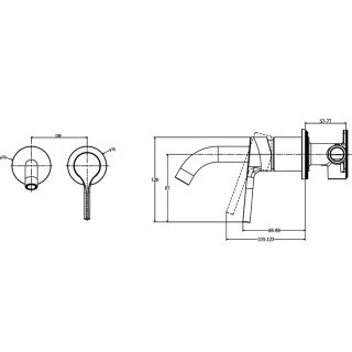 Смеситель для раковины Jacob Delafon Elate E28318-CP