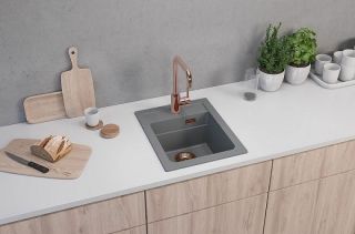 Кухонная мойка Alveus Granital Atrox 10 Concrete G81 400x500 1139770 Бетон