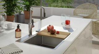 Кухонная мойка Alveus Pure 50L KMB-90 860x525 1103652 Брашированная сталь