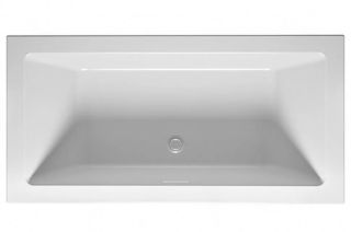 Акриловая ванна Riho Rethink Cubic Fall Plug and Play B107022005 R заполнение через перелив 180х90см белый