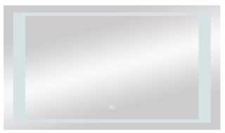 Зеркало с подсветкой Continent Quattro ЗЛП238 с сенсорным выключателем 120см