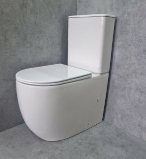 Унитаз CeramaLux TR2176 с бачком и сиденьем Микролифт