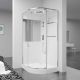 Душевая кабина Black and White Galaxy G8891 100х100 889100 с паром без гидромассажа