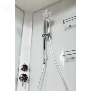 Душевая кабина Deto А102 L LED с кнопкой 120х80х220 см