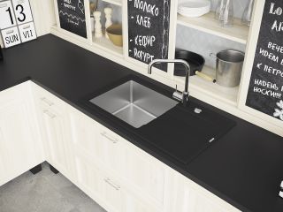 Кухонная мойка Florentina Комби 860 жасмин