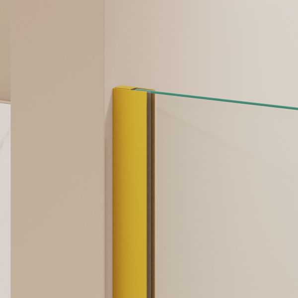 Душевая перегородка RGW WA-054Gb (WA-010Gb + Z-072Gb) 351005473-16 70 см  брашированное золото