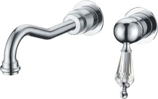 Смеситель встраиваемый Boheme Brillante Ripresa для раковины хром 347