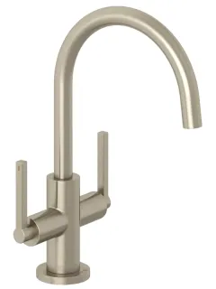 Смеситель для раковины Kludi Nova Fonte Puristic 20118N515 брашированный никель