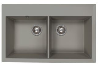 Кухонная мойка Florentina Тоскана 820 серый шёлк