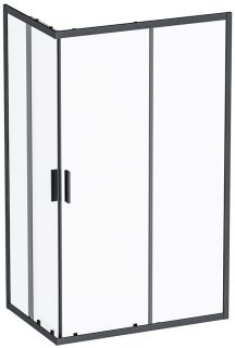 Душевой уголок Am.Pm Gem S 120x80см чёрный матовый W93G-404-120280-BT