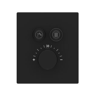 Душевой комплект Vincea Inspire VSFW-3I21T1MB встраиваемый, термостатический, двухрежимный, черный