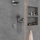 Душевой комплект Vincea  Inspire VSFW-3I21T1RCH встраиваемый, термостатический, двухрежимный, хром