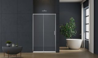 Душевая дверь Vincea Soft 2 VDS-3SO2100CL, 1000, хром, стекло прозрачное