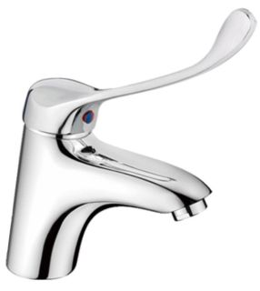 Смеситель для раковины Haiba HB1054 с хирургической ручкой хром