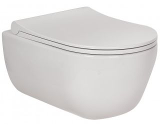 Комплект Berges 4в1 047213: инсталляция NOVUM525 кнопка L3 хром глянец унитаз EGO Rimless сиденье Toma Slim SO