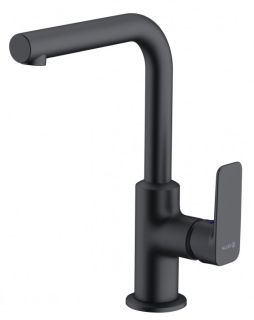 Смеситель для раковины Kludi Pure&Style чёрный матовый 400243975