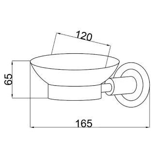 Мыльница Boheme Murano 10903-GR-G золото/бирюзовый