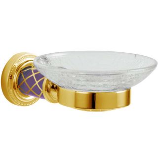 Мыльница Boheme Murano 10903-V-G золото/фиолетовый