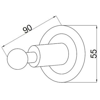 Крючок Boheme Murano 10906-GR-G золото/бирюзовый