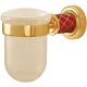 Стакан для зубных щёток Boheme Murano 10904-R-G золото/рубиновый