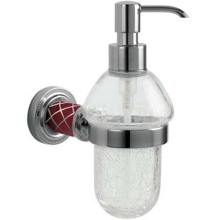 Дозатор для жидкого мыла Boheme Murano 10912-R-CR хром/рубиновый