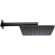 Верхний душ Bossini MatBlack H69598H.073 47 см чёрный матовый