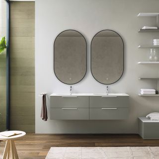 Зеркало Vincea VLM-3AU900B Черное с сенсорным выключателем и диммером